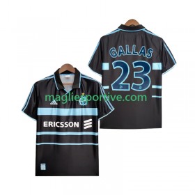 Completo Calcio Olympique de Marseille Gallas 23 1999 2000 Retro Divisa Terza